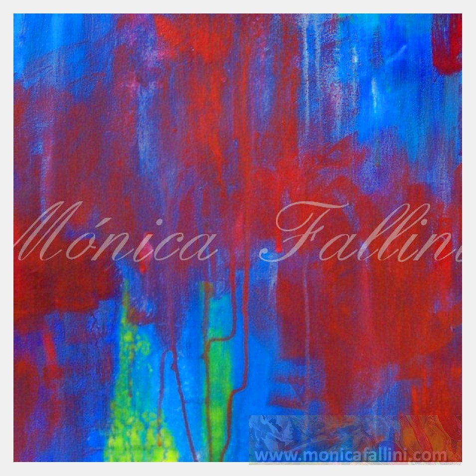 Painting titled 'Abstraction' by Monica Fallini