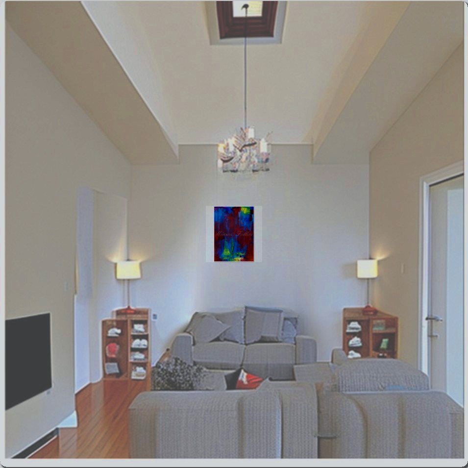 Painting titled 'Abstraction' by Monica Fallini