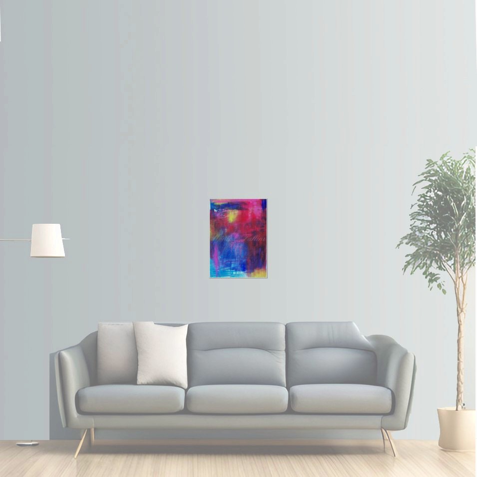 Painting titled 'Abstraction' by Monica Fallini