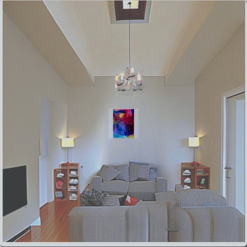 Painting titled 'Abstraction' by Monica Fallini
